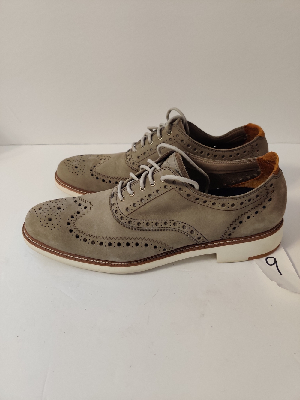 Cole Haan Zerogrand Wingtip Oxford Men's Gray Oxfords 9.5